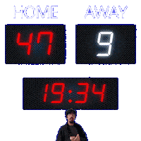9 Away Sticker