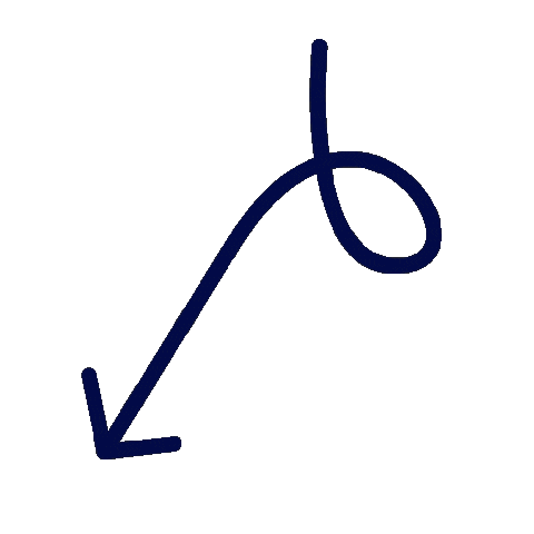 Arrow Line Sticker by Pinglo