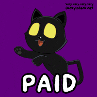 Glow Black Cat GIF by VeeFriends