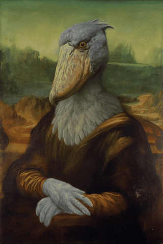 Mona Lisa Instagram GIF