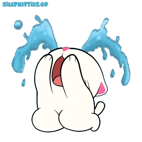 Cats Crying Sticker by Silly Kitties