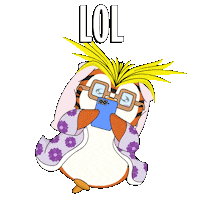 Laughing Out Loud Lol Sticker by Pudgy Penguins