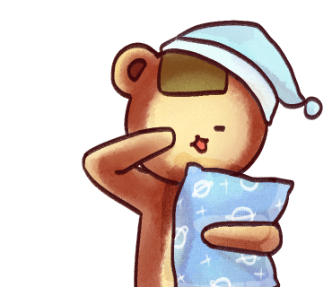 Sleepy Sticker