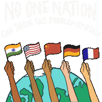 Climate Change Earth Sticker by INTO ACTION
