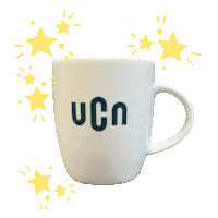 UCN-business logo coffee cup kaffe Sticker