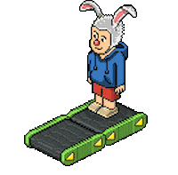 Waving Habbo Hotel Sticker