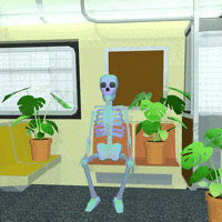 train skeleton GIF by jjjjjohn