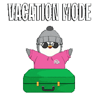 Travel Vacation Sticker by Pudgy Penguins