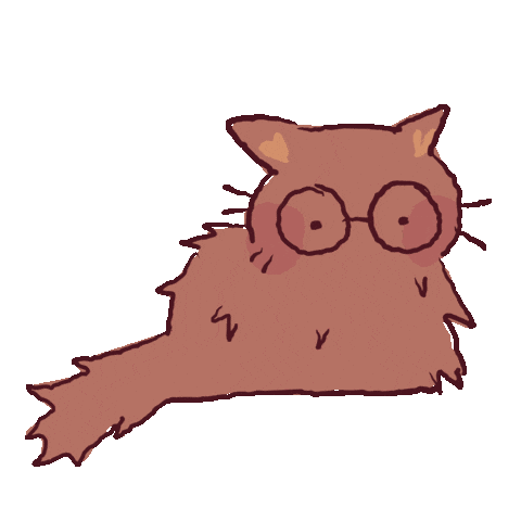 chewzyart giphyupload cats rain wet Sticker