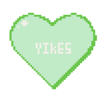 PalmPhone heart pixel hearts valentines Sticker