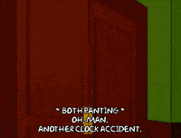 homer simpson running GIF