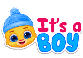 Baby Boy Sticker by Lucas and Friends by RV AppStudios