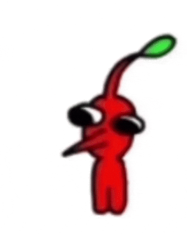 S4nd3d giphycreatortest pikmin red pikmin GIF