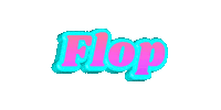 Flop Flopping Sticker by Database數據