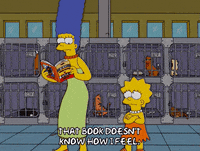 sad marge simpson GIF