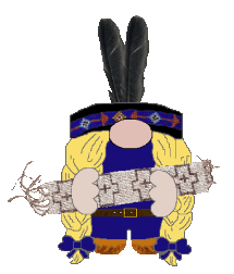 Native American Gnome Sticker