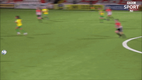 Womens Football Trick GIF by Cliftonville Football Club