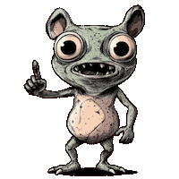 Green Monster Idea Sticker by Glooberts