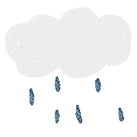 Rain Lluvia Sticker