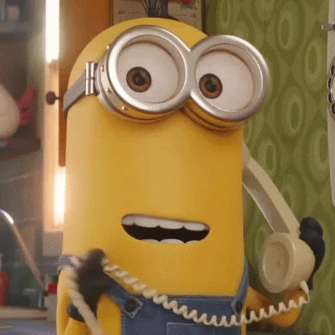 Phone Minion GIF