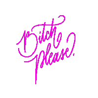Neon Please Sticker