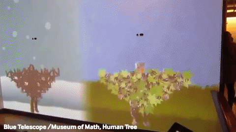 projection interactive art GIF