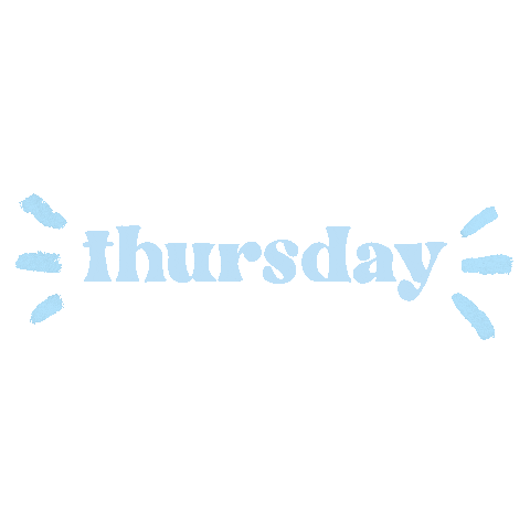 Day Thursday Sticker