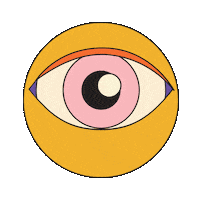 Eyes Looking Sticker by TheGrassisGreener