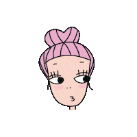 iamjoyjoyz girl no pink confused Sticker