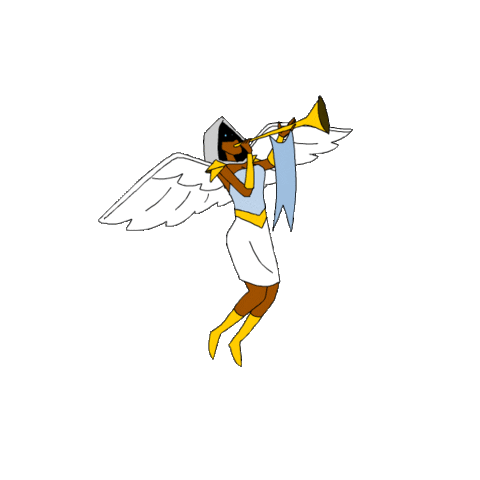 Angel Heaven Sticker by Rare Americans