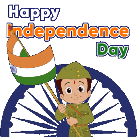 Independence Day Sticker by Chhota Bheem