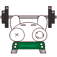 Gym 頑張る Sticker by chabooo