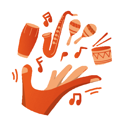 Musica Orchestra Sticker by Puntofuga