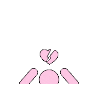 Rejected Heart Sticker