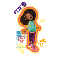 Happy Art Sticker by Karma's World