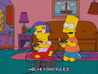 happy bart simpson GIF