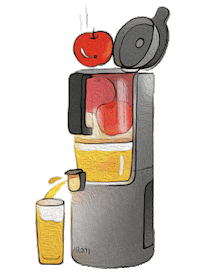 huromeurope vegan apple juice vitamin Sticker