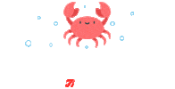 Crab Sommer Sticker by SkittFiskeNO