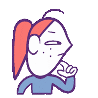 Think Sticker by elodie shanta