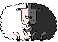 kekvonal animal kékvonal kék vonal Sticker