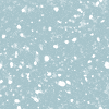 Digital art gif. Chunky "snow" flakes rapidly fall against a light blue background. 