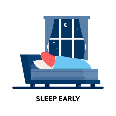 nkfmy night sleep healthy dream Sticker