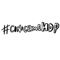 hashtag hdp Sticker by Andrea Caceres