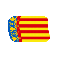 tehsuperwaywebs valencia fallas falles senyera Sticker