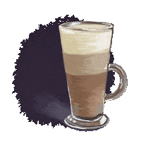 Latte Sticker