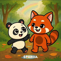 Red Panda Friends GIF by PandaMania