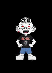 Rock Band Lol GIF by Zhot