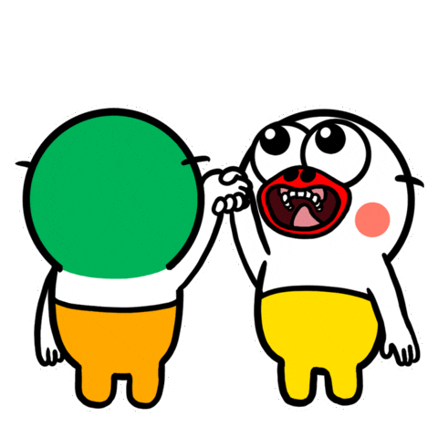 Happy Handshake Sticker by kwaesam