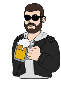 Party Beer Sticker