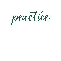 Calligraphy Practice Sticker by Green Country Creative